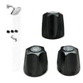thumbnail image 7 of Metal Shower Knobs Replacement, Faucet Handles, Bathtub Shower Faucet Handle, Shower Knobs Include Hot/Cold/Diverter and 3 Screws 3/6/9PCS, 7 of 7