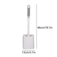 thumbnail image 3 of Special Offer! Toilet Bowl Brush And Compact Toilet Cleaner Brush Set For Bathroom Cleaning Long Handle Brush Compact Size For Storage And Organization, 3 of 8