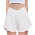 thumbnail image 4 of Mercatoo Girls Butterfly Shorts Youth 𝐂rossover Athletic Shorts Teen Girls 2 in 1 Flowy Running Skorts with Pockets Trendy Soft, 4 of 4