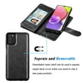 thumbnail image 6 of Takfox Compatible for Samsung Galaxy A03S Wallet Case, PU Leather ID Credit Card Holder Folio Flip Cover [9 Card Slots] [Magnetic] Detachable Case & Strap,Black, 6 of 7