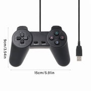 Zecic Precisions Control Arcades Controller USB Gamepad for PC Gaming Comfortable Grip