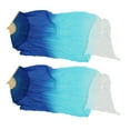 thumbnail image 4 of 2x1 De Seda Para Danza Del Vientre Largo Plegable 180x90 Cm + Blanco Yuyangstore Velo de abanico para danza del vientre, 4 of 8