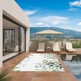 thumbnail image 3 of Eucalyptus Leaf Outdoor Rug for Patio/Deck/Porch, Non-Slip Large Area Rug 4 x 6 Ft, Sage Green Botanical Floral Spring Indoor Outdoor Rugs Washable Area Rugs, Reversible Camping Rug Carpet Runner, 3 of 8