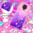 thumbnail image 4 of Funda para Xiaomi Redmi Note 9S/Redmi Note 9 PRO Transparente con Brillos Carcasa Protectora Antigolpes con Glitter Brillante, 4 of 5