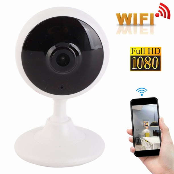 Vigilancia Interior, Cámara Inalámbrica 1080P 100-240V Wifi IR Visión Nocturna Detección De Movimiento Para El Hogar