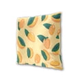 thumbnail image 3 of Mangos Leaves Throw Pillow Covers Pillowcases 20 x 20 Inch Home Decor 2 Packs for Bedroom Sofa, 3 of 6