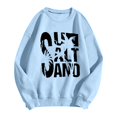 thumbnail image 4 of EHQJNJ Chandail en Molleton pour Femmes Graphique Western Nouveau Pull à Col Rond Imprimé pour Femmes Pull à Manches Longues de Rue Sweat à Capuche Épaules Dénudées Chandails en Molleton Col Rond Femmes Coupé, 4 of 4
