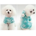 thumbnail image 3 of Opolski Star Moon Print Puppy Dog Fleece Warm Winter Coat Jumpsuit Pet Hooded Pajamas, 3 of 8
