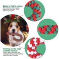 thumbnail image 2 of Juguete de calcetín de Navidad Foohvr Paquete de 2 juguetes de cuerda para perros de Navidad, 2 of 5