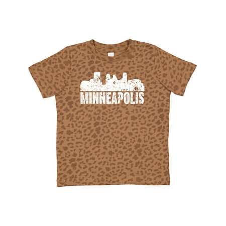 

Inktastic Minneapolis Skyline Grunge Gift Toddler Boy or Toddler Girl T-Shirt