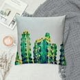 thumbnail image 2 of Shiartex Cactus Lumbar Pillow Covers Summer Tropical Green Plant Succulent Outdoor Decor Throw Pillow Case Home Sofa Chair Car Rectangular Cushion Cover 18x18in, 2 of 5
