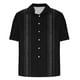 thumbnail image 5 of Blusa y camisa de manga corta con cuello vuelto Camisa casual para hombre Camisa de bolos vintage de manga corta Camisas de verano de playa cubana Camisa con botones Blusa para hombre Poliéster, 5 of 5