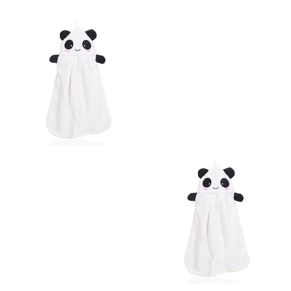 Billuyoard Baño Lavabo Toalla de mano de dibujos animados Cocina Adorable Coral Terciopelo Toallas colgantes Toalla absorbente de agua Tipo 1 Type1 NO1 Billuyoard CBP076855
