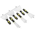 thumbnail image 5 of 6 Pcs Stainless Steel Putty Knife Set Putty Tool Set Drywall Scrapers for Home DIY Decorating Paint, 5 of 5
