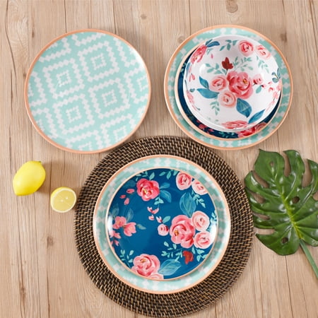 mainstays melamine 12 piece