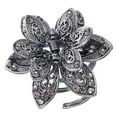thumbnail image 1 of Pinzas para el cabello Macarena Mujer Flores Elegante Gris, 1 of 7