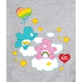 thumbnail image 3 of Care Bears - Wish And Cheer Bear With Clouds - Men's Crew Fleece Sweatshirt, 3 of 5
