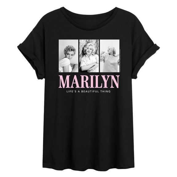 Marilyn Monroe - Pop Culture Icon - Life's A Beautiful Thing - Women's Oversized T-Shirt