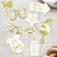 thumbnail image 1 of Gold 10 Pack Foil Photo Booth Props for Baby Shower, 1 of 5