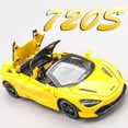 thumbnail image 2 of 1:32 720S F1 Model Miniature Toy Sports Cars Alloy Diecast Ornament Supercars Sound Light Doors Opened Pull Back Kids Presents, 2 of 10