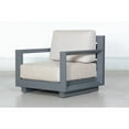 thumbnail image 2 of Paris Club Chair Gray Aluminum Frame in Taupe Cushion, 2 of 2