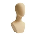 thumbnail image 1 of Soporte de cabeza de maniquí, soporte para sombrero, escaparate de tienda, exhibición de peluca profesional con cuello para collar, colgante de casco, 1 of 9
