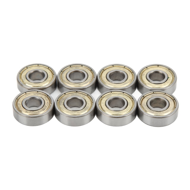 8 rodamientos de bolas 608ZZ ABEC 11 de acero al carbono sellados para patinetas de 8 x 22 x 7 mm para patines y tablas de baile.