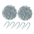 thumbnail image 3 of 400 Pieces Wire Staples Fence Nails Fasteners Sharp Tipped U Shaped for Chain Link Fence and Garden Mesh, 3 of 9