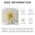 thumbnail image 5 of JEUXUS  3D Flower Throw Pillow Cover Aesthetic Decorative Daisy Accent Pillow Case Hand Crafted Cushion Round Pillowcase Home Bed Couch Bedroom Chair Beige Yellow, 5 of 5