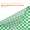 thumbnail image 4 of 100pcs Square Checkered Pattern Wax Paper Sheets 7" x 7", Blue, 4 of 5