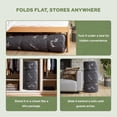 thumbnail image 7 of Japanese Floor Mattress Futon Mattress Twin Size Viscose Derived from Bamboo, 3" Thick Tatami Mat with High Density Foam, Foldable & Portable Floor Lounger Bed, Roll Up Sleeping Pad, Guest Room, 7 of 7