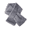 Gray, variant on Soft Textured Plush Pull Through Neck Warmer for Women Solid Color Cross Front Winter Scarf Beige One Size