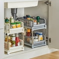 thumbnail image 3 of Aruwei Sliding Under-sink Organizer Storage Rack Double-Layer Design Large Capacity Strong Load-bearing Easy Assembly Cabinet Organizer Storage Shelf Clearance_Storage Rack, 3 of 8