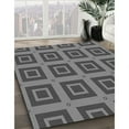 thumbnail image 3 of Ahgly Company Machine Washable Indoor Square Transitional Gray Wolf Gray Area Rugs, 6' Square, 3 of 7
