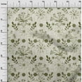 thumbnail image 3 of oneOone Polyester Spandex Light Green Fabric Floral Dress Material Fabric Print Fabric By The Yard 56 Inch Wide, 3 of 4