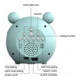 thumbnail image 3 of Pequeño despertador Luz de noche Reloj LED inteligente Little Frog Carga USB Pequeño despertador Luz de noche Verde, 3 of 5