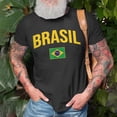thumbnail image 3 of Brasil Flag Of Brazil Classic Brazil Men Women Tshirt Graphic Print Unisex, 3 of 6