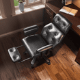 thumbnail image 6 of HomeZeer Big and Tall Office Chair 400LBS, Reclining Office Chair with Footrest and Wide Seat, Executive Desk Chair with High Back,Comfortable Computer Task Chair for Home Office, Black, 6 of 9
