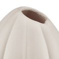thumbnail image 2 of Bouclair Beige Short Big Rib Vase, 2 of 2