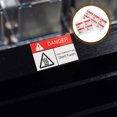 thumbnail image 1 of Raindrops 10pcs Warning Sign Caution High Temperature Scald Multi Vinyl High Temperature Warning Kitchen Safety, 1 of 4