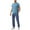 Dark Blue, variant on toraway Cargo Pants for Men Black Loose Men's Jogging Belt Pocket Men's Lightweight Drawstring Sweatpants L