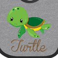 thumbnail image 4 of Inktastic Little Turtle Boys or Girls Baby Bib, 4 of 4