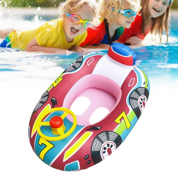 Inflatable Car Shape Float Seat Bathtub Boat Party Swim Toys Swim Pink