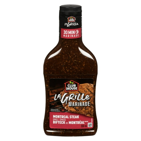 Club House La Grille Montreal Steak Spice 30-minute Marinade, 350 mL, CLUB HOUSE LG MRND MTL STK SPC