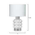 thumbnail image 4 of J&D Designs Seltzer Modern Blown Glass & Acrylic Table Lamp in White/Off White, 4 of 4