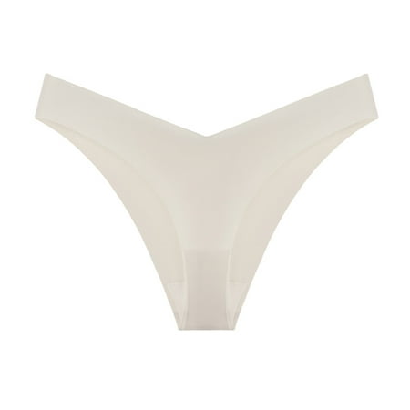 Bigersell Postpartum Underwear Clearance Sheer Panties Thong Panty Style P-1128 Nylon Brief Panties Ladies Cotton Thongs Briefs Mid Waist Women s Briefs White L