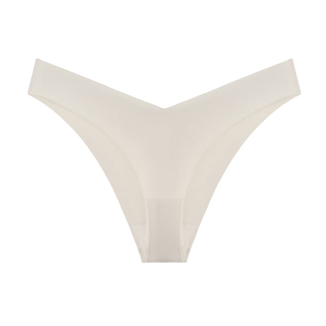 Womens Sexy, Comfortable, and Traceless Ice Silk V-Waist Triangular Underwear