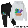 thumbnail image 3 of Nuevas sudaderas con capucha para niños con estampado de dibujos animados de amigos del arcoíris de anime, sudaderas de manga para primavera, otoño e invierno, conjuntos de sudaderas con capucha para, 3 of 5