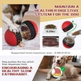 thumbnail image 4 of BESTSKY 2026 New Dog Food Puzzle Toy Adjustable Treat Dispensing Food Dispenser Slow Feeder Bowls Puppy Enrichment Toy Ball Dog Interactive Chase Training Toys for Small Medium Large Dogs, 4 of 7
