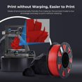 thumbnail image 3 of Filamento para impresora 3D Creality Ender PLA, 1,75 mm, 1 kg, rojo, 3 of 9